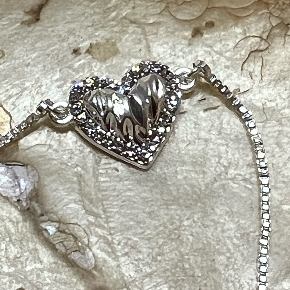 Silver plated‎ Heart Bracelet
